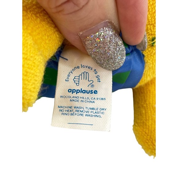 Bert Water Buddy Plush Toy Vintage 1993 1.5” Tall Applause Jim Henson TerryCloth - Picture 9 of 11